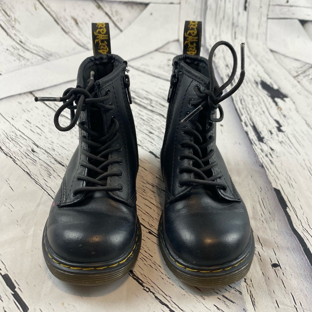 Dr. Martens Black Boots Kids Size 10
